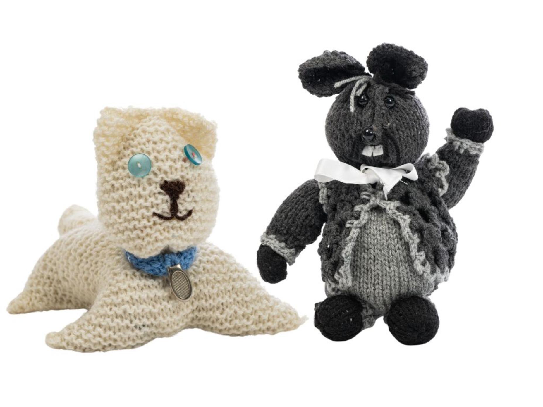 Peluches en tricot