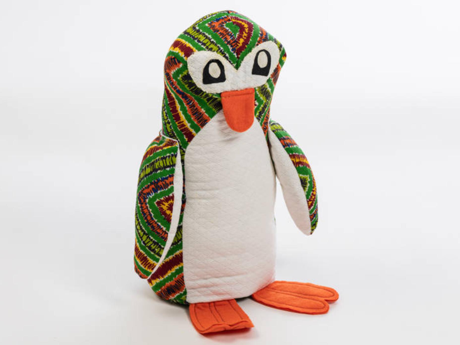 Pingouin en tissu grande taille